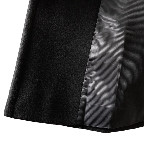 NWOT: Lauren Ralph Lauren Women's Black Hooded A-Line Wool Coat; Size 1X - Picture 9 of 15